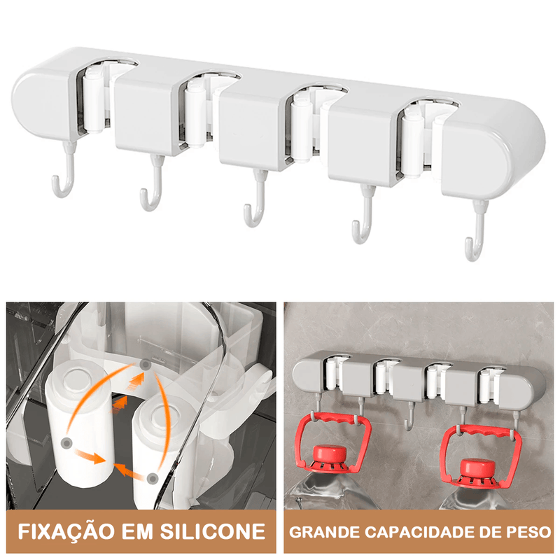 Organizador de Mops e Utensílios Modern Lar™ / Organização Inteligente e Praticidade sem Bagunça para sua Casa!