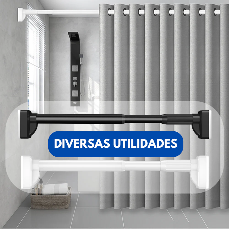 [Compre 2 Leve 4] Varal Multiuso Retrátil - 6 Metros de Abertura Cada